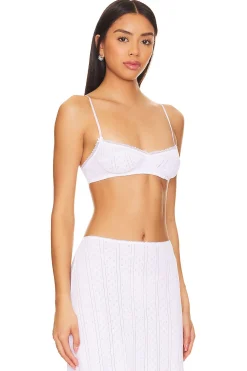 The Pointelle Balconette Bralette