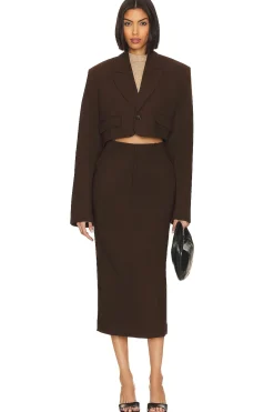 The Trouser Midi Skirt