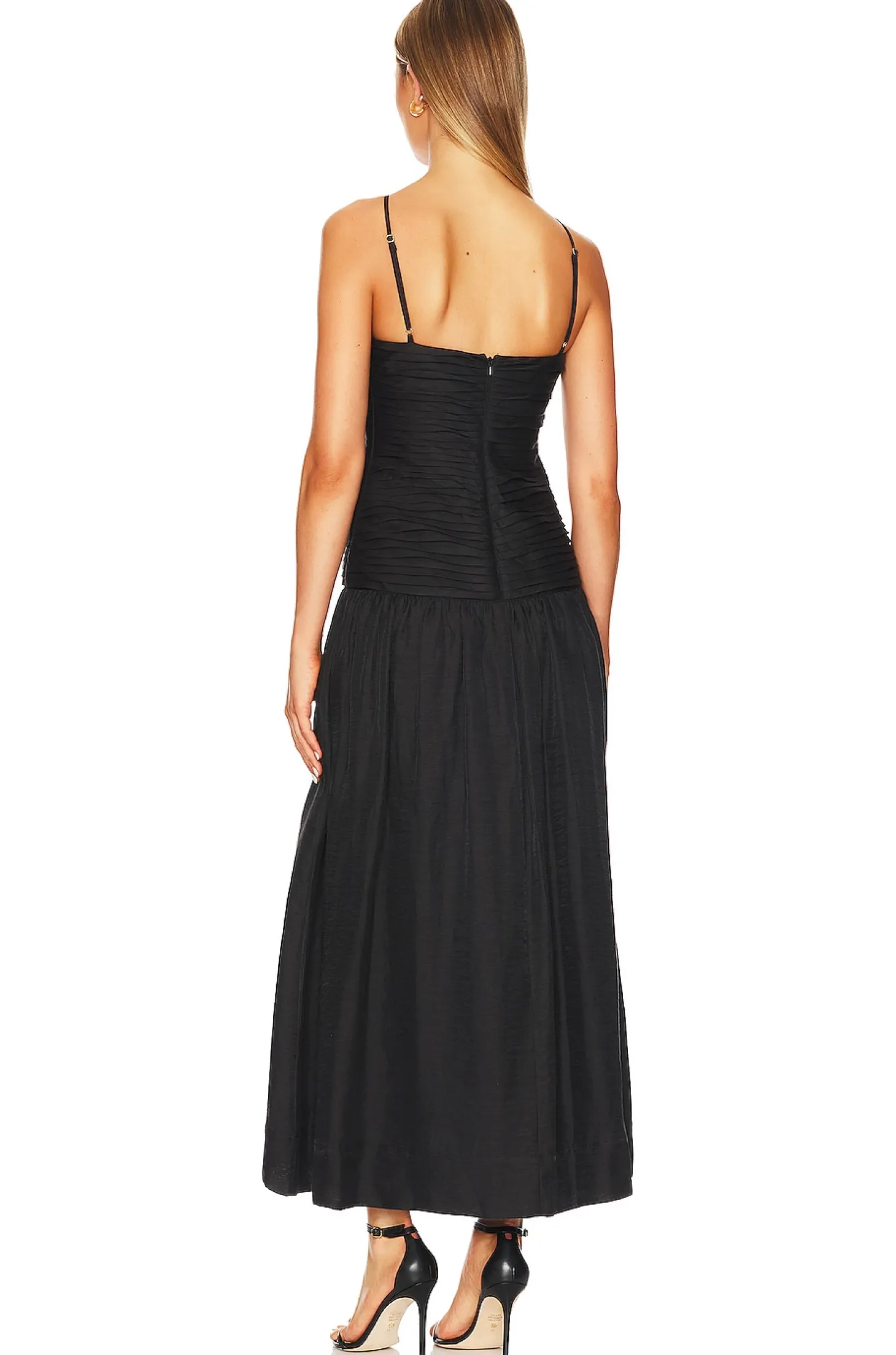 Thea Keyhole Midi Dress