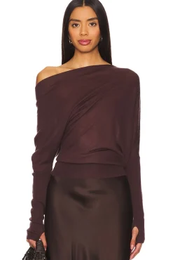 Tissue Cashmere Slouch Sweater