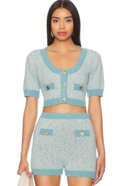 Tweed Crop Top