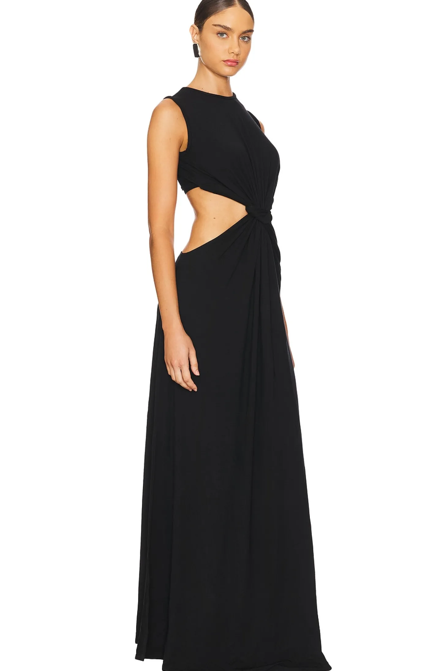 Twisted Cutout Maxi Dress