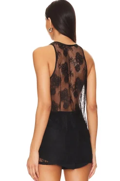 Unisex Bouquet Lace Tank