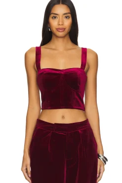 Velvet Crop Top