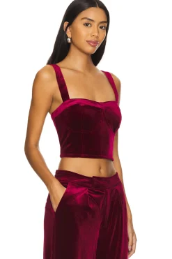 Velvet Crop Top