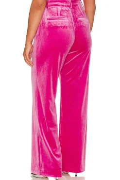 Velvet Wide Leg Trouser