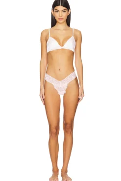 Violet Lace Thong 3 Pack