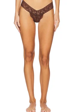 Violet Lace Thong 5 Pack