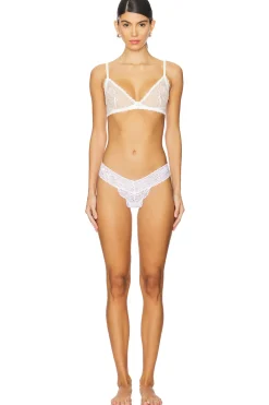 Violet Lace Thong Bride