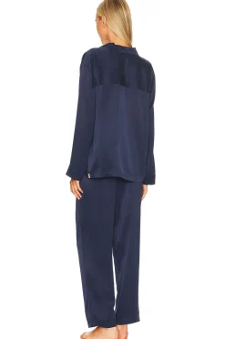 Washable Silk Long Sleeve Pant Set