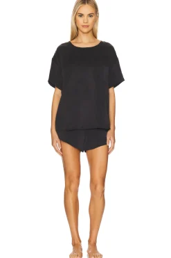 Washable Silk Tee Set