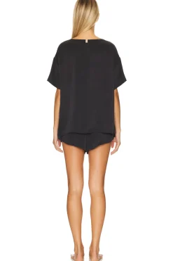 Washable Silk Tee Set