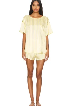 Washable Silk Tee Set