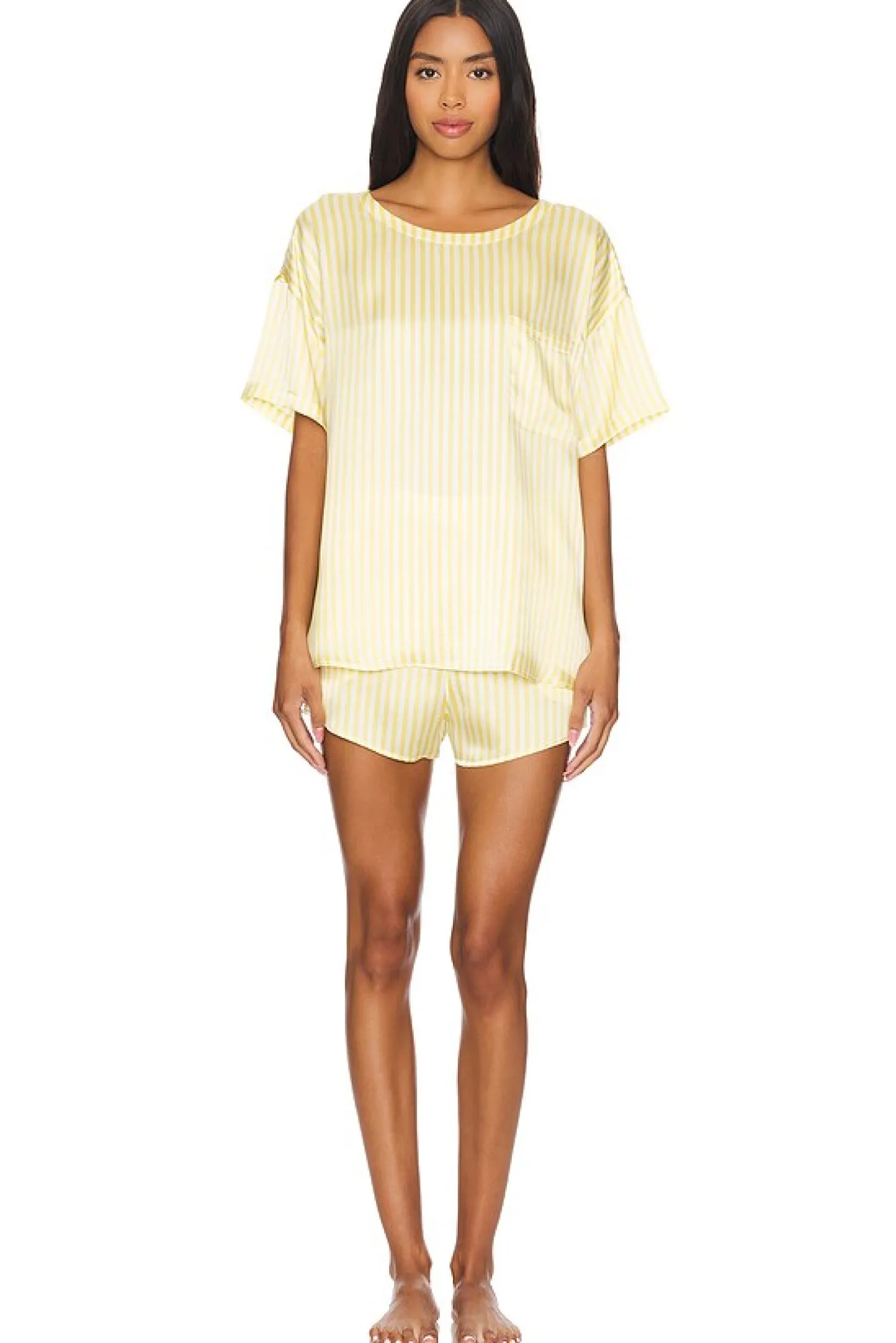 Washable Silk Tee Set