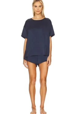 Washable Silk Tee Set