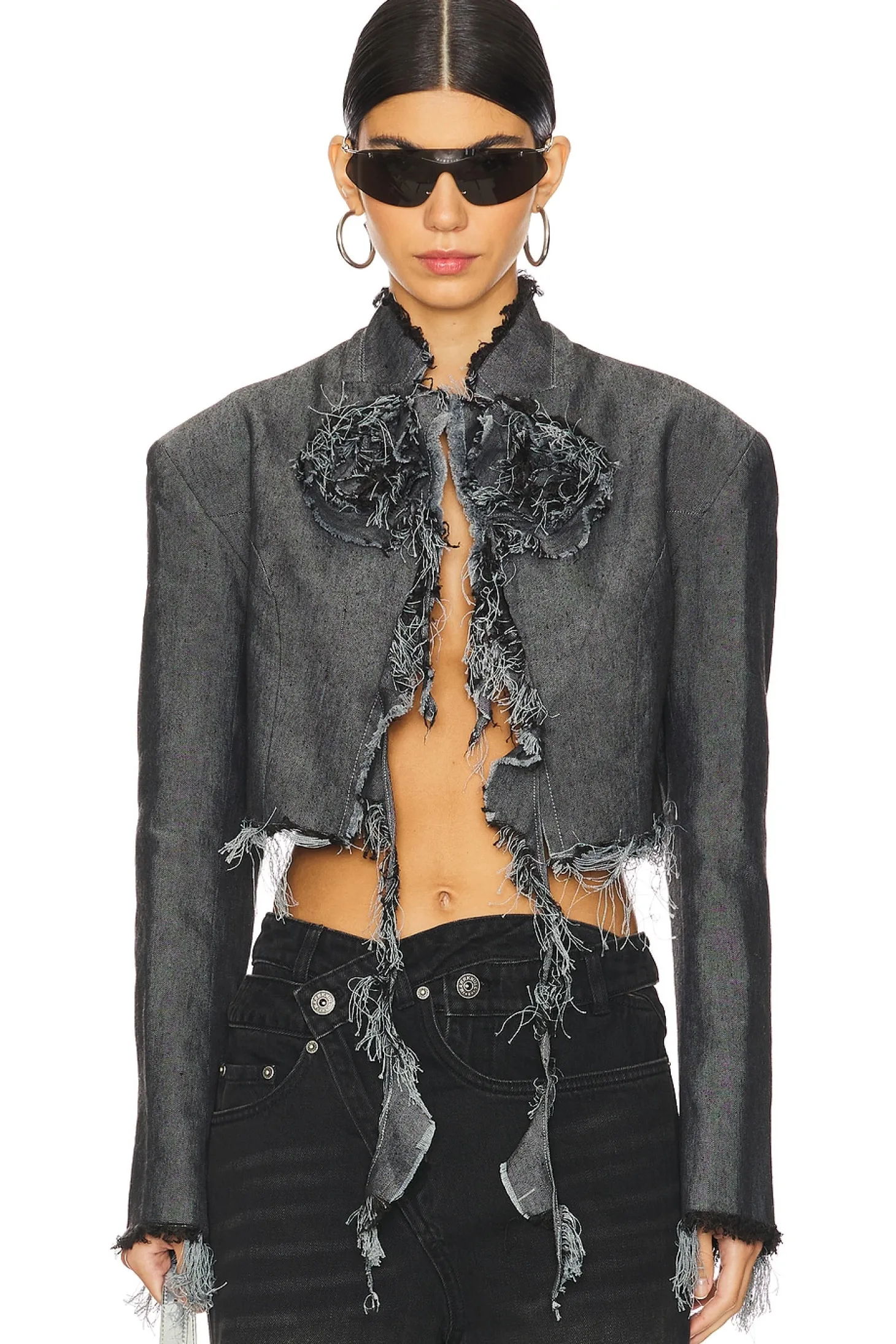 Washed Flower Blazer