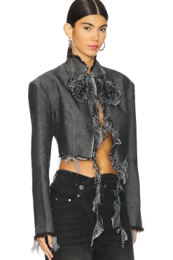 Washed Flower Blazer