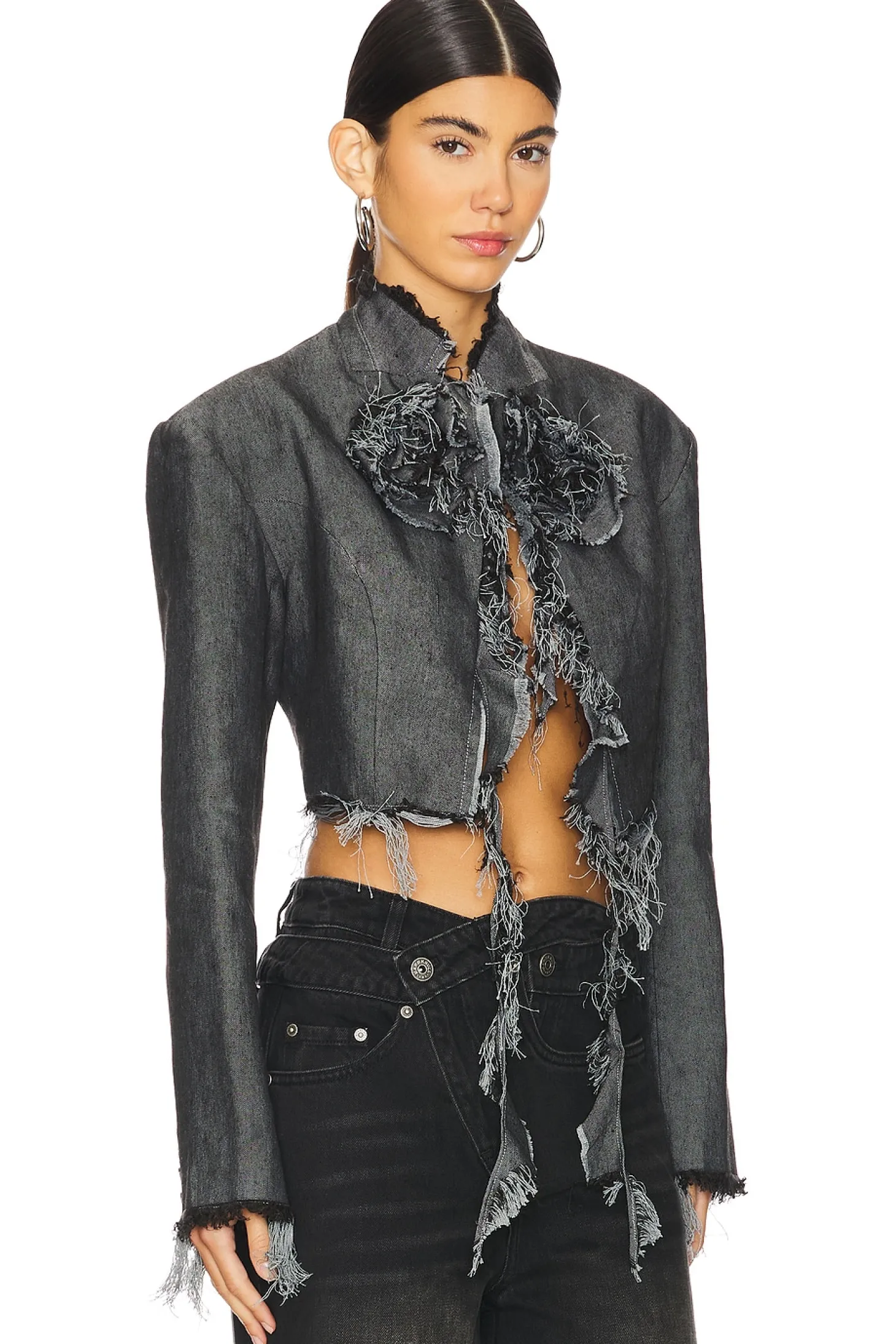 Washed Flower Blazer