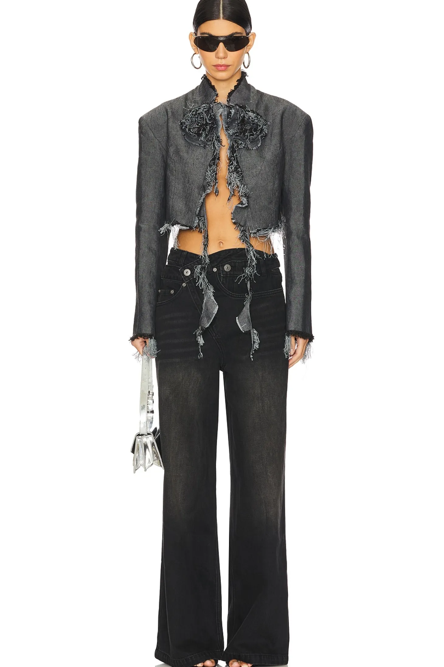 Washed Flower Blazer