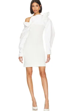 Wave Ruffle Mini Dress