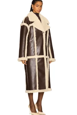 Wayne Faux Shearling Coat