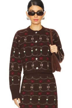 Western Fair Isle Cashmere Cardigan