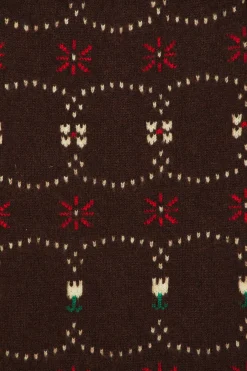 Western Fair Isle Cashmere Cardigan