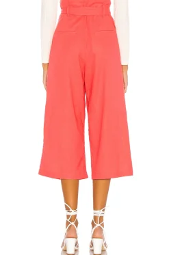 Wide Leg Paperbag Pant
