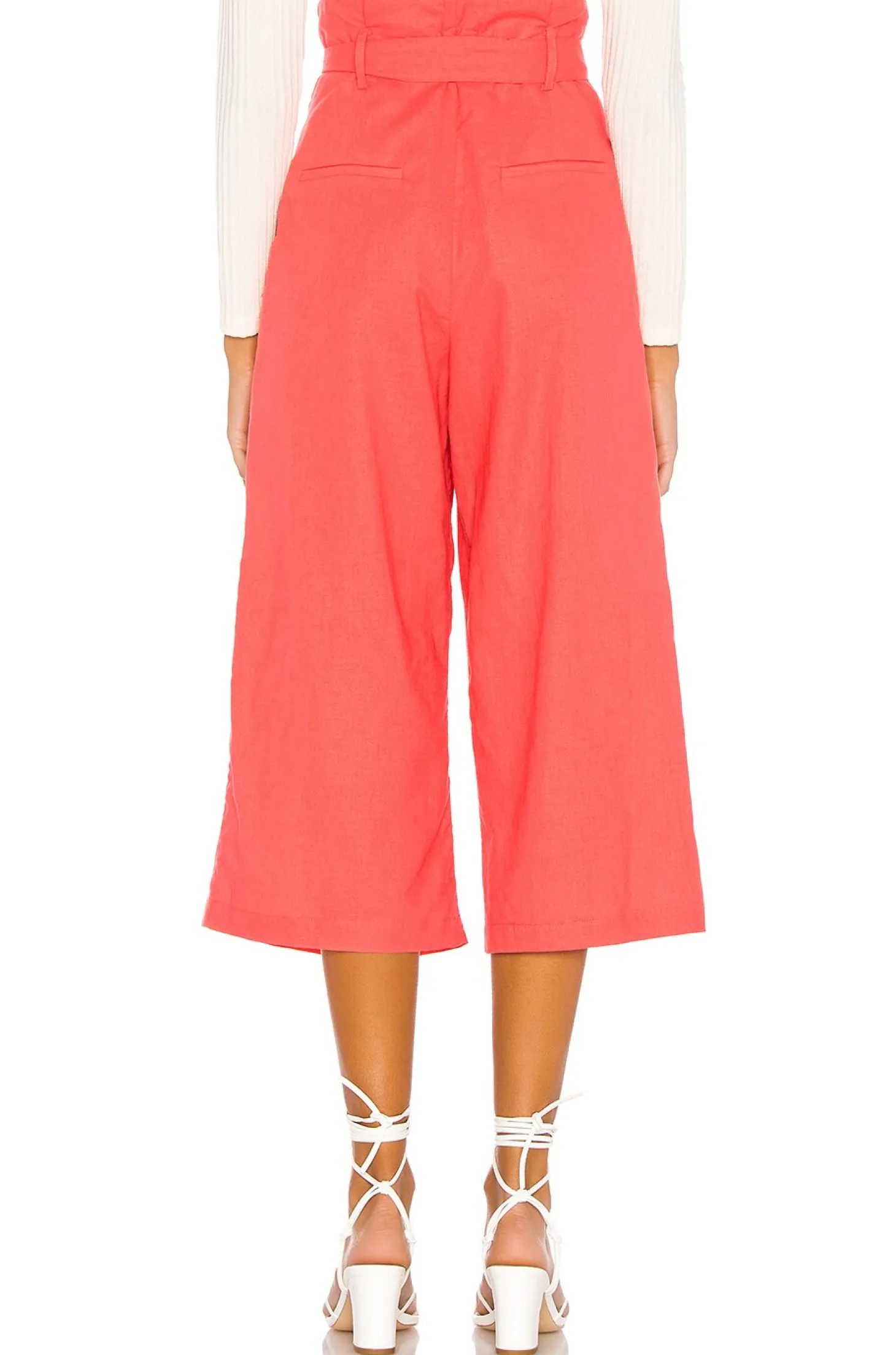 Wide Leg Paperbag Pant