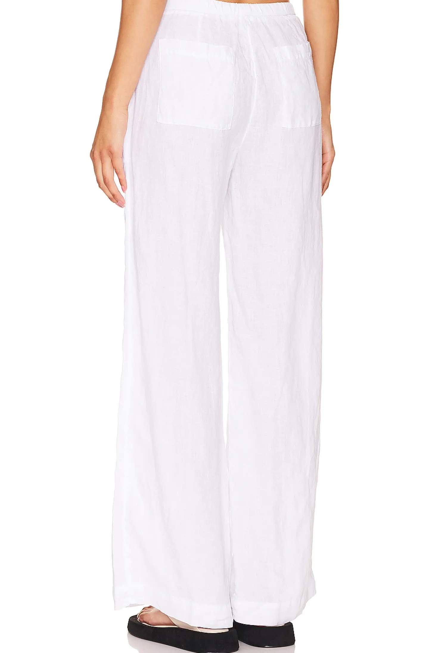 Wide Leg Relaxed Linen Pant