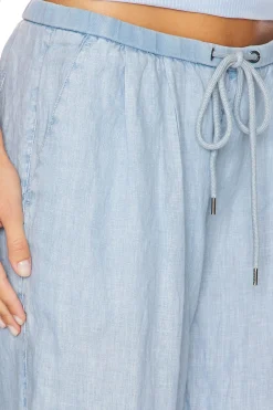 Wide Leg Relaxed Linen Pant