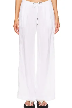 Wide Leg Relaxed Linen Pant