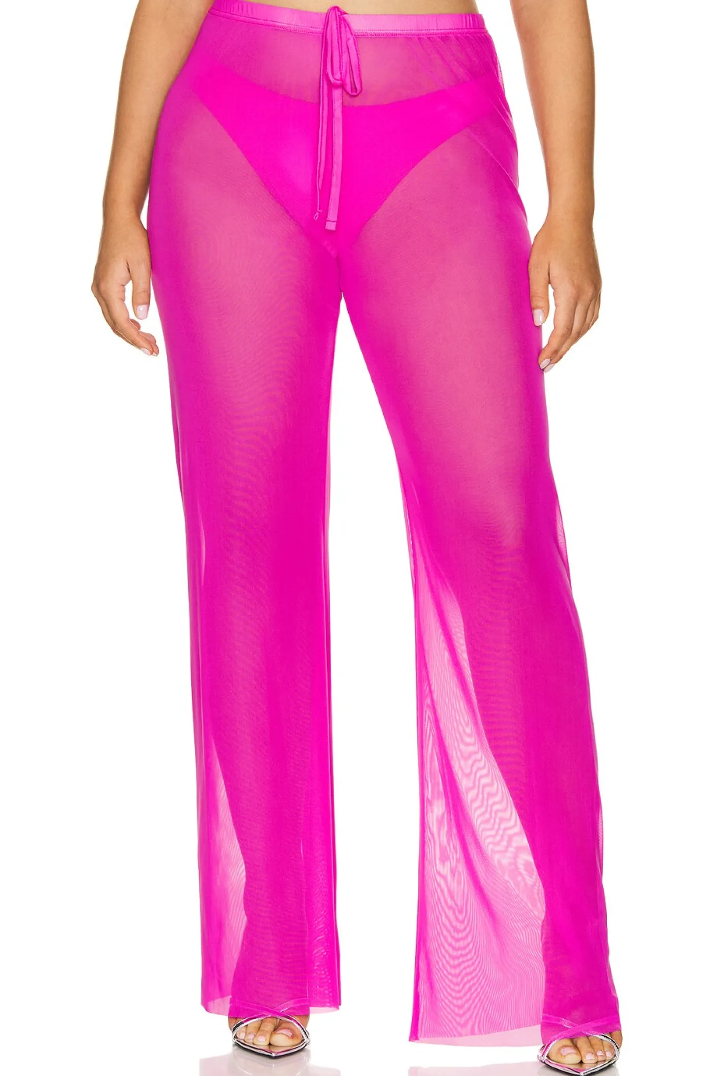 Wide Mesh Pants