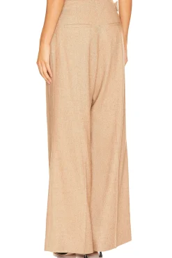 Wide Pant With Eyelet Belt