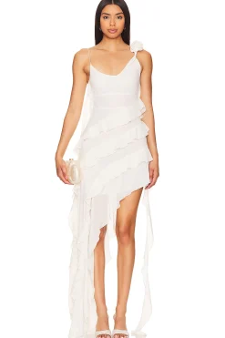 Willow Ruffle Rosette Dress