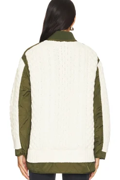 Winnie Mixed Media Jacket