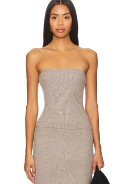 Wool Cashmere Ribbed Convertible Cami