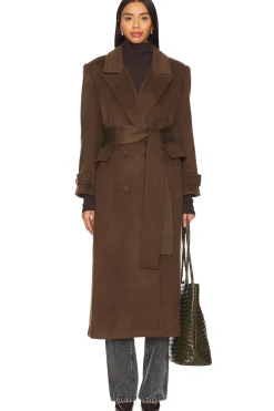 Wool Structured Belted Coat