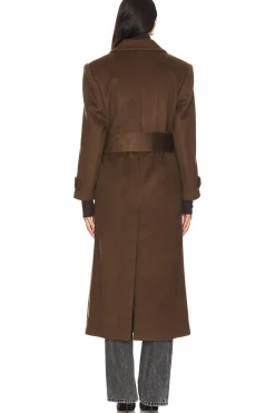 Wool Structured Belted Coat