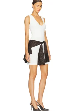 Wrap Waist Mini Dress