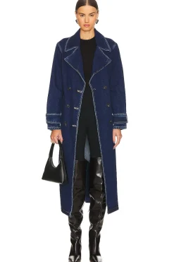 Wren Denim Trench