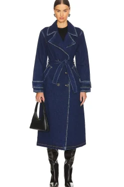 Wren Denim Trench