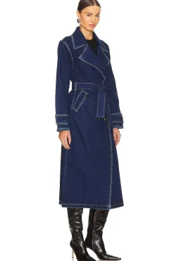 Wren Denim Trench