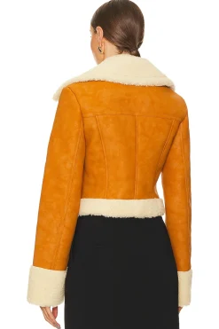 x Bridget Taryn Fitted Shearling Jacket