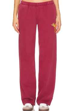 X DANIELLE GUIZIO Reverse Weave Flare Sweatpants