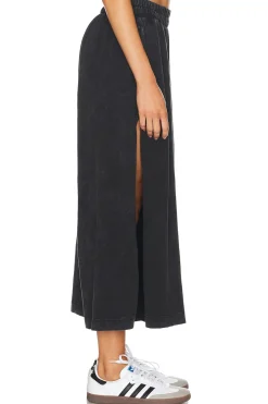 X FP Movement Hot Shot Slit Wide Leg Pant In Black