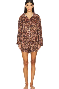 x Intimately FP Early Morning Sleep Set In Natural Combo