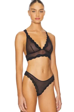 x Intimately FP Mid Week Longline Bra In Black