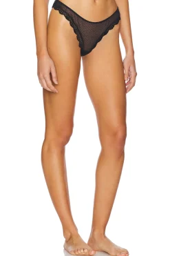 x Intimately FP Mid Week Thong In Black Combo