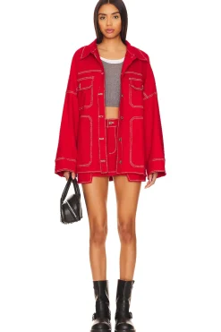 x REVOLVE Copper Skirt